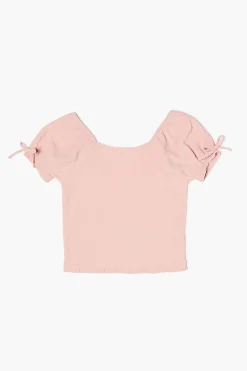 Girls Puff-Sleeve Top (Kids)