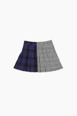 Girls Reworked Plaid Skirt (Kids)