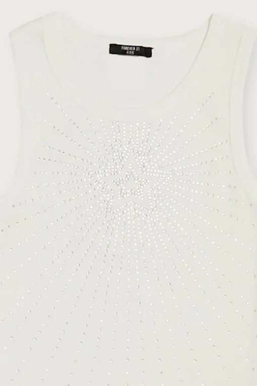 Girls Rhinestone Star Tank Top (Kids)