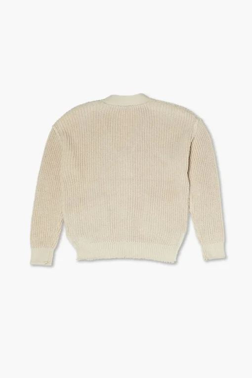 Girls Ribbed Cardigan Sweater (Kids)