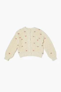 Girls Rose Cardigan Sweater (Kids)