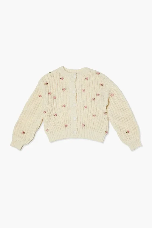 Girls Rose Cardigan Sweater (Kids)