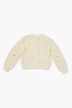 Girls Rose Cardigan Sweater (Kids)