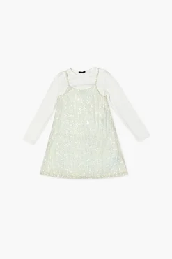 Girls Sequin Dress & Tee Set (Kids)