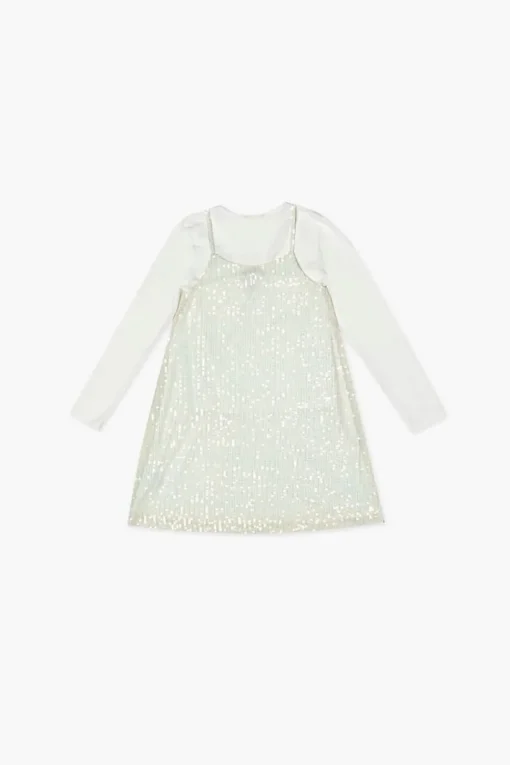 Girls Sequin Dress & Tee Set (Kids)