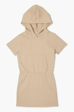 Girls Short-Sleeve Hoodie Dress (Kids)