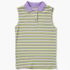Girls Striped Polo Shirt (Kids)