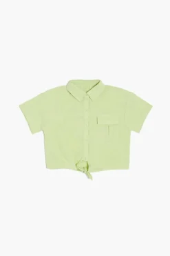 Girls Tie-Front Shirt (Kids)