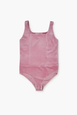 Girls Velvet Bodysuit (Kids)