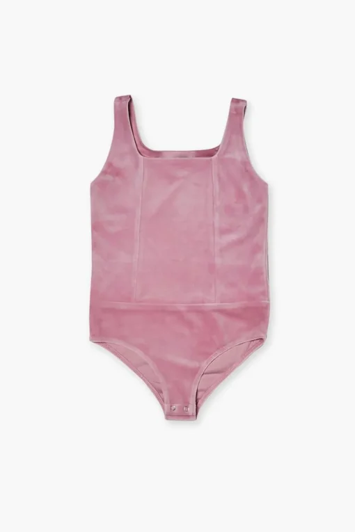 Girls Velvet Bodysuit (Kids)