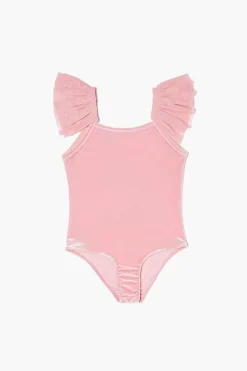 Girls Velvet Bodysuit (Kids)