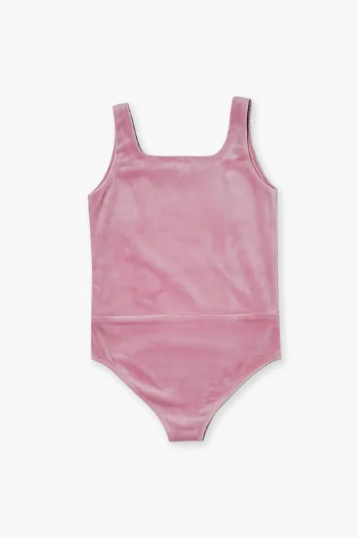 Girls Velvet Bodysuit (Kids)