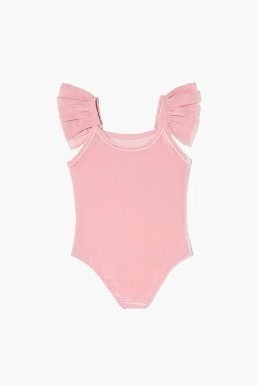 Girls Velvet Bodysuit (Kids)