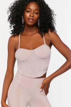 Glitter Bustier Cami