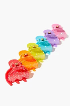 Glitter Claw Hair Clip Set
