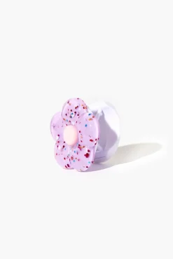 Glitter Flower Phone Grip