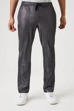 Glitter Knit Drawstring Joggers