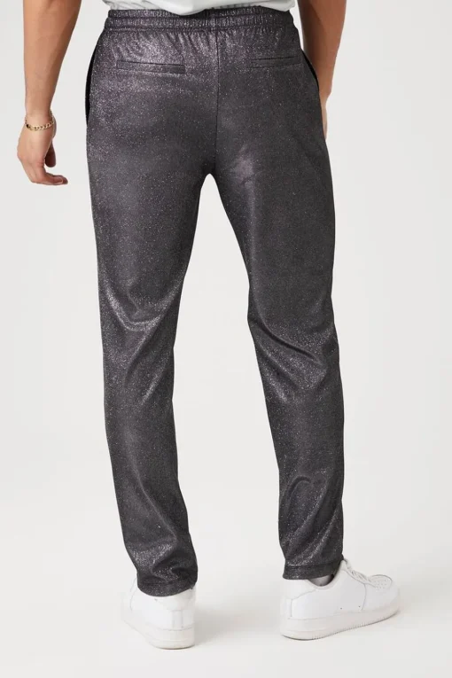 Glitter Knit Drawstring Joggers
