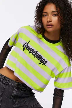 Goosebumps Graphic Cropped Tee