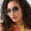 Gradient Round Sunglasses
