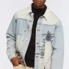 Graphic Denim Jacket