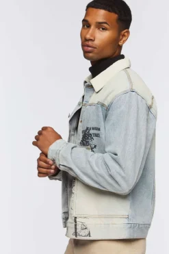 Graphic Denim Jacket