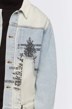 Graphic Denim Jacket