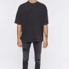 Graphic Paint Splatter Skinny Jeans