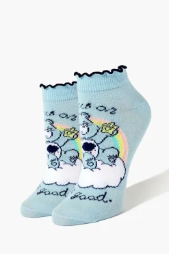 Grumpy Bear Ankle Socks
