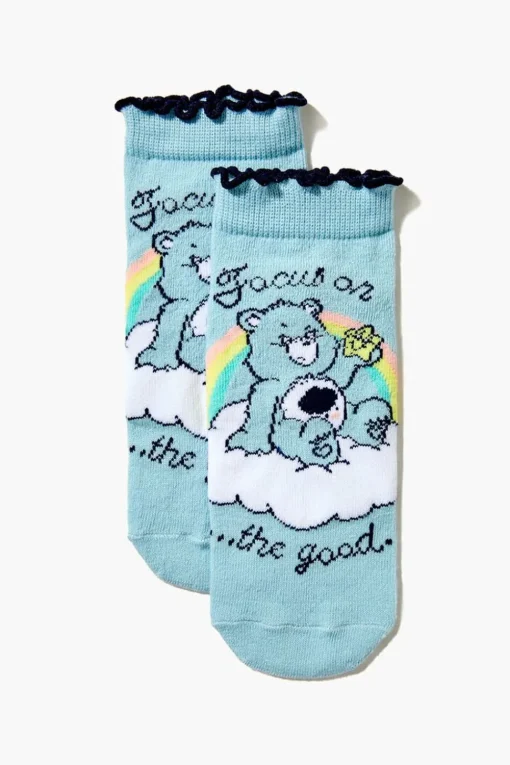 Grumpy Bear Ankle Socks