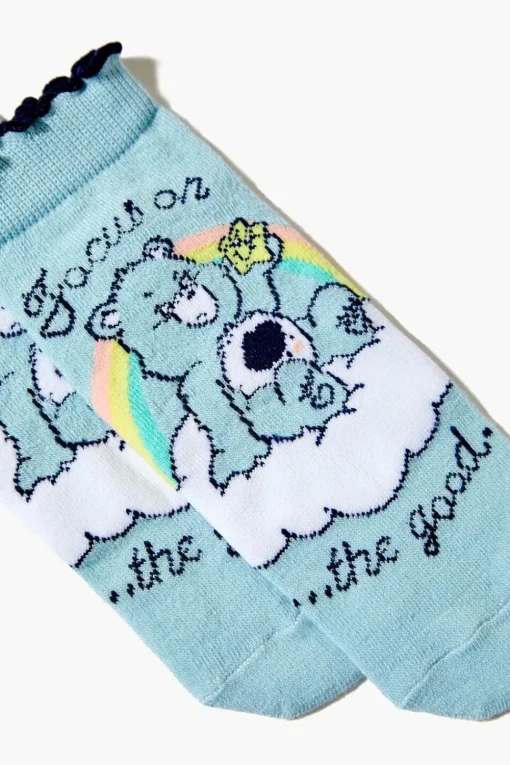 Grumpy Bear Ankle Socks