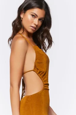 Halter Bodycon Midi Dress