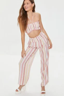 Halter Crop Top & Pants Set
