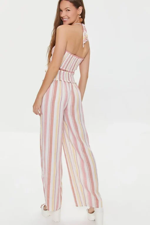Halter Crop Top & Pants Set