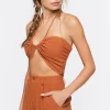 Halter Crop Top & Shorts Set