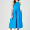 Halter Midi Pocket Dress