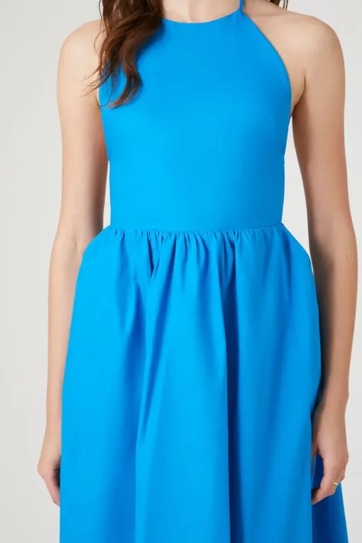 Halter Midi Pocket Dress