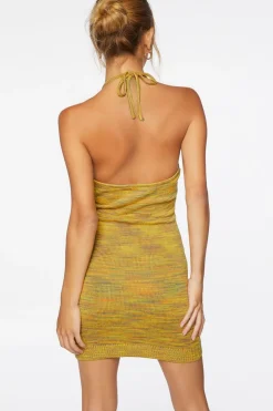 Halter Mini Bodycon Dress