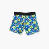 Happy Face & Mushroom Print Boxer Shorts