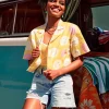 Happy Face Cropped Shirt