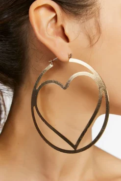 Heart & Hoop Earrings