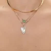 Heart Pendant Layered Necklace
