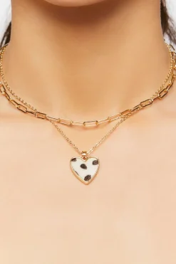 Heart Pendant Layered Necklace