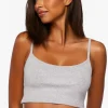 Heathered Cropped Lounge Cami
