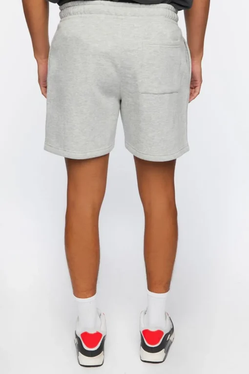 Heathered Drawstring Shorts