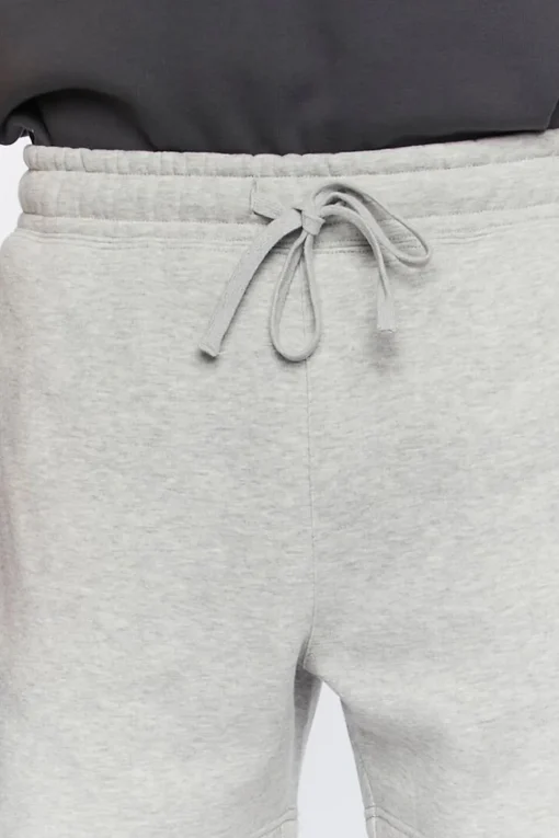 Heathered Drawstring Shorts
