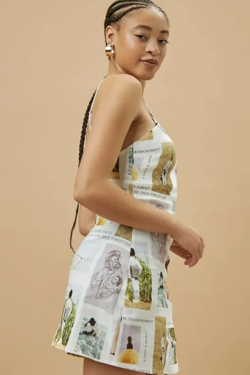 Henry R Jones Ii Artwork Print Halter Dress