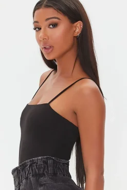 High-Leg Cut Cami Bodysuit