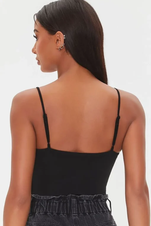 High-Leg Cut Cami Bodysuit