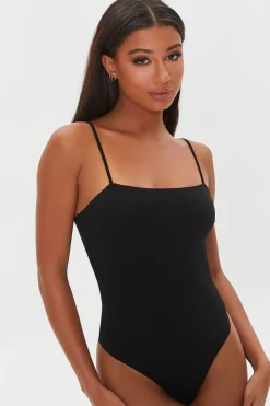 High-Leg Cut Cami Bodysuit
